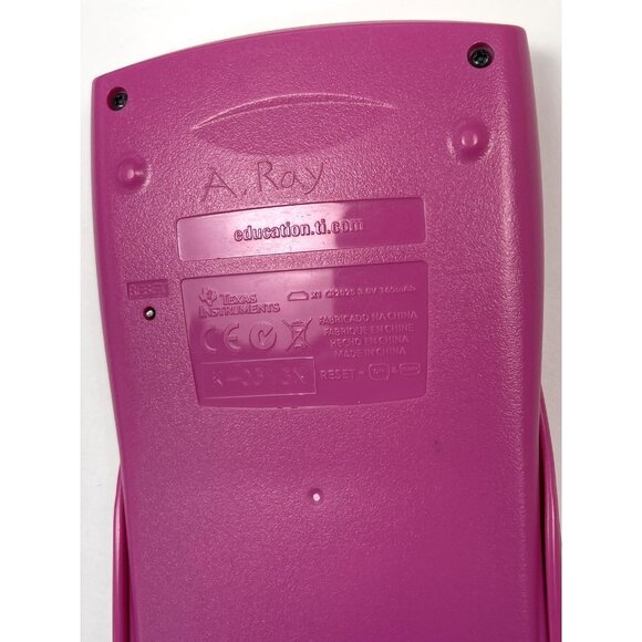 TEXAS INSTRUMENTS Pink Solar TI-30X IIS Scientific Calculator Tested WORKS - Picture 5 of 6